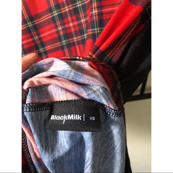 Black Milk Clothing Tartan Red BFT - Picture 2 of 2